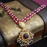 Meher sterling silver Polki Necklaces